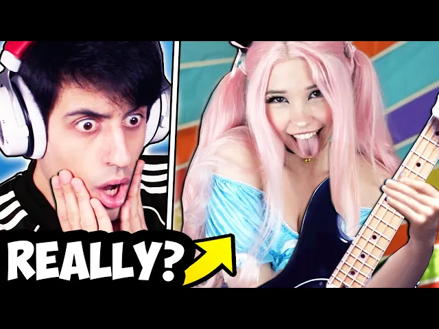 belle delphine plays bass?